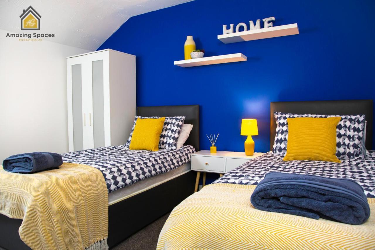 Large Unique 2 Bedroom Duplex Apartment With Private Parking & Free Wifi - Vat Qualifying By Amazing Spaces Relocations Ltd Warrington Zewnętrze zdjęcie