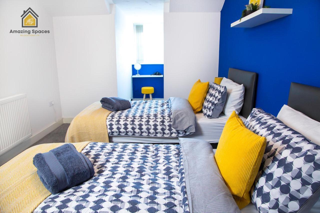 Large Unique 2 Bedroom Duplex Apartment With Private Parking & Free Wifi - Vat Qualifying By Amazing Spaces Relocations Ltd Warrington Zewnętrze zdjęcie