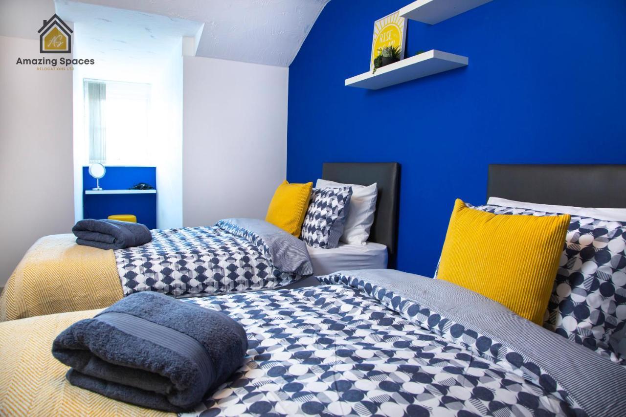 Large Unique 2 Bedroom Duplex Apartment With Private Parking & Free Wifi - Vat Qualifying By Amazing Spaces Relocations Ltd Warrington Zewnętrze zdjęcie