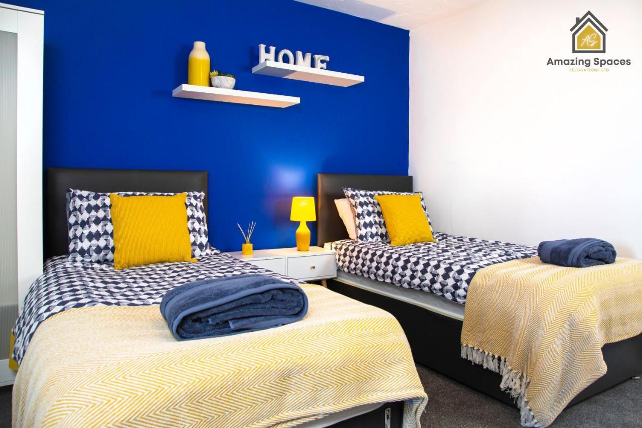 Large Unique 2 Bedroom Duplex Apartment With Private Parking & Free Wifi - Vat Qualifying By Amazing Spaces Relocations Ltd Warrington Zewnętrze zdjęcie