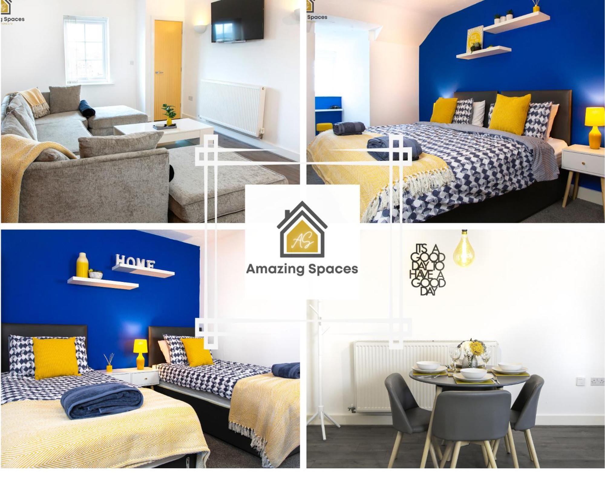Large Unique 2 Bedroom Duplex Apartment With Private Parking & Free Wifi - Vat Qualifying By Amazing Spaces Relocations Ltd Warrington Zewnętrze zdjęcie